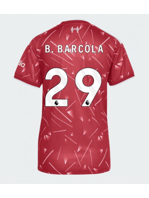 Ženski Nogometna dresi replika Liverpool Bradley Barcola #29 Domači 2026-27 Kratek rokav Ženski Nogometna dresi replika Liverpool Bradley Barcola #29 Domači 2026-27 Kratek rokav